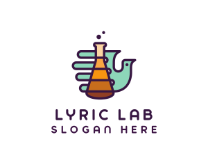 Science Lab Bird logo design