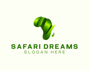 Africa Continent Safari logo design