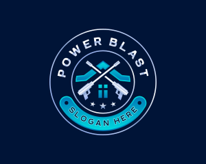 Power Washer Cleaning logo design