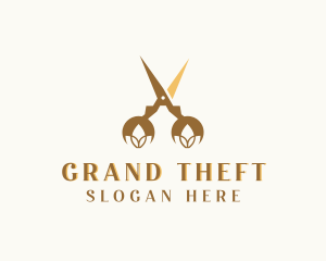 Gardener - Flower Scissor Gardening logo design