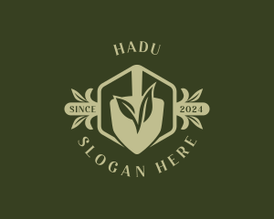 Horticulture - Shovel Nature Leaves logo design