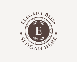 Elegant - Natural Coffee Brewery logo design