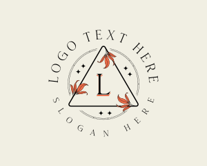 Triangle - Herbal Leaf Garden logo design
