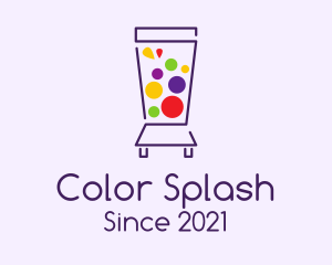 Colorful Juice Blender logo design