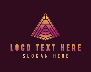 Developer - Tech Pyramid Firm logo design