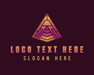 Pyramid - Tech Pyramid Firm logo design