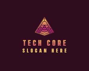 Tech Pyramid Firm logo design