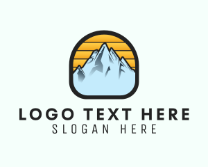 Eco Friendly - Sun Mountain Camping logo design