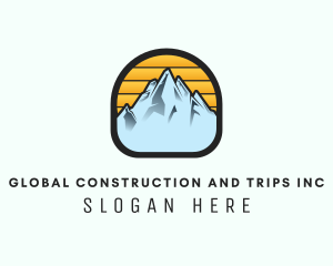 Peak - Sun Mountain Camping logo design