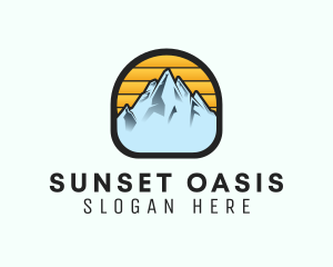 Sun Mountain Camping logo design