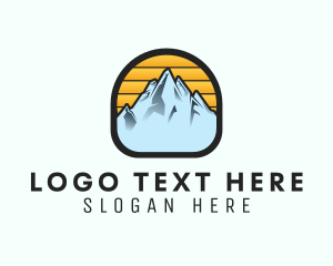 Tree - Sun Mountain Camping logo design