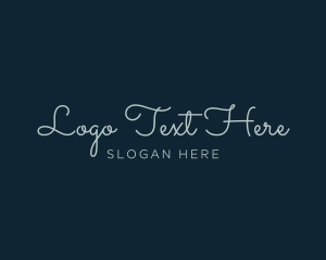 Handwriting - Elegant Feminine Wordmark logo design