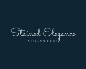 Elegant Feminine Wordmark logo design