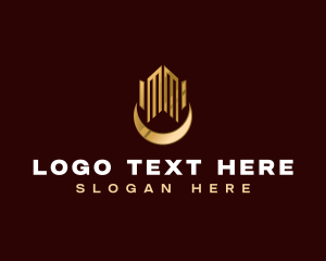 Lease - Luxury Building Apartment logo design