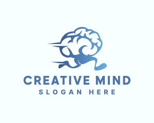 Sprinting Creative Mind logo design