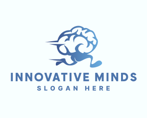 Genius - Sprinting Creative Mind logo design