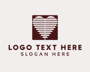 Home Depot - Heart Blinds Installation logo design
