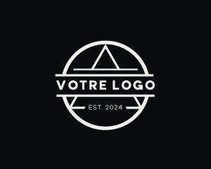 Generic - Minimalist Circle Triangle Shape logo design