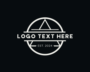 Minimalist - Minimalist Circle Triangle Shape logo design