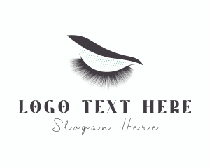 Threading - Beauty Eyelash Extension logo design