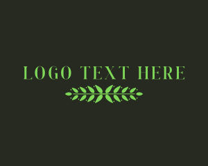 Minimalist - Eco Nature Leaf logo design