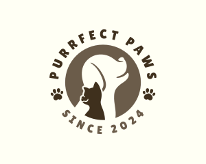 Dog Cat Pet logo design