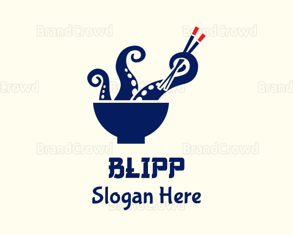 Octopus Seafood Bowl Logo