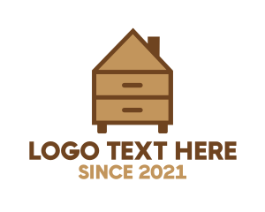 Home Staging - Home Furniture Drawers logo design