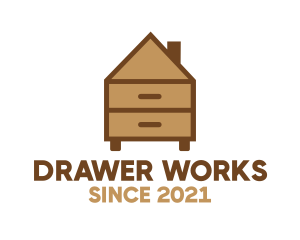 Drawer - Home Furniture Drawers logo design