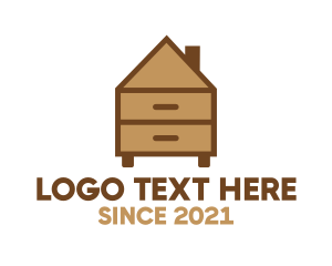 Home Furnishing - Home Furniture Drawers logo design