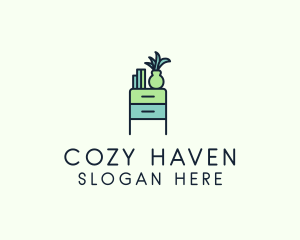 Hostel - Room Drawer Furniture logo design