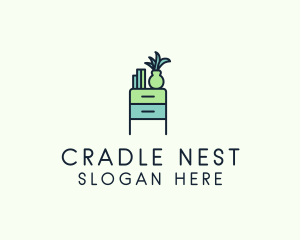 Room Drawer Furniture logo design