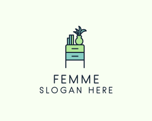 Room Drawer Furniture logo design