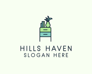 Room Drawer Furniture logo design