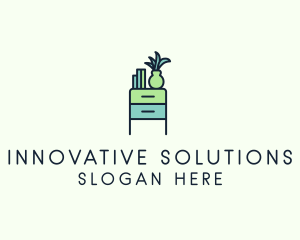 Room Drawer Furniture logo design