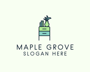 Room Drawer Furniture logo design