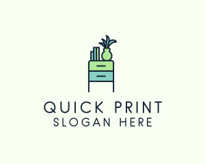 Room Drawer Furniture logo design