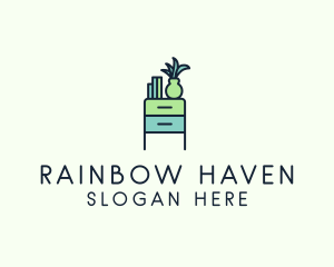 Room Drawer Furniture logo design