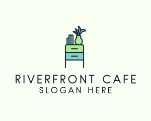 Room Drawer Furniture logo design