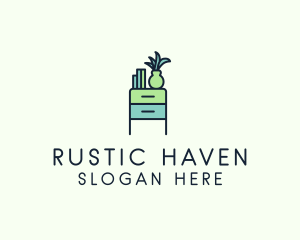 Room Drawer Furniture logo design