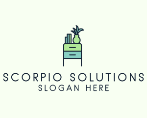 Room Drawer Furniture logo design