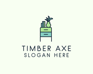 Room Drawer Furniture logo design