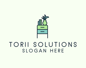 Room Drawer Furniture logo design