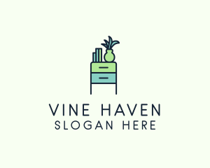 Room Drawer Furniture logo design