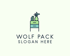 Room Drawer Furniture logo design