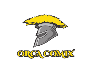 Spartan Yellow Helmet Logo