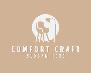 Upholsterer - Lamp Chair Studio Furniture logo design