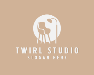 Lamp Chair Studio Furniture  logo design