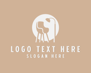 Upholsterer - Lamp Chair Studio Furniture logo design