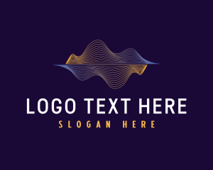 Abstract - Abstract Sound Waves logo design